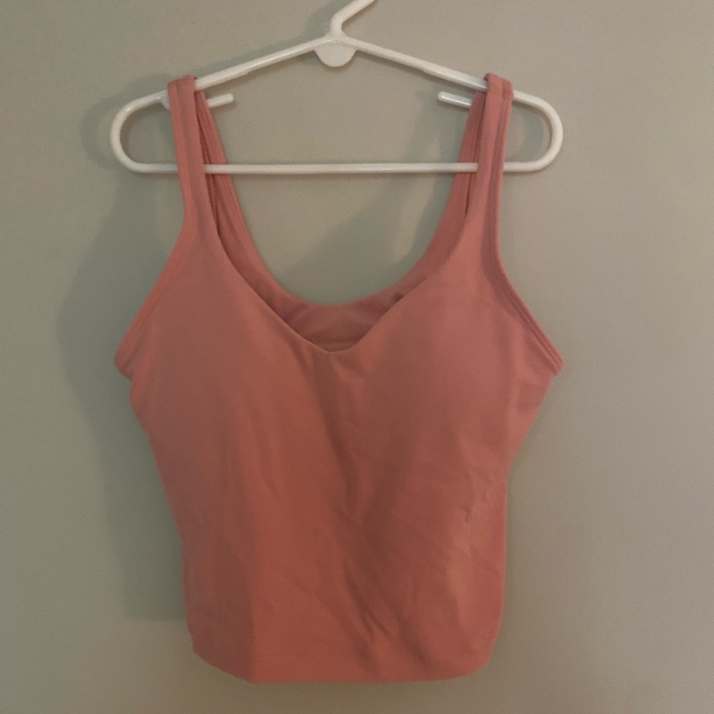 Pink Lululemon align tank.